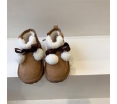 Linda Bola de Pelo Compañero de Clase de Invierno Botas de Nieve para Niños
