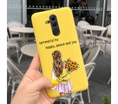 For Huawei Mate 20 Lite / Mate 10 Lite Phone Case Dinosaur Flower Soft Silicone Matte Shockproof  Fundas For Mate 20Lite Capas