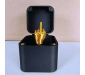 Funny Creative Box Spoof Christmas Interesting Prank Gift Middle Finger