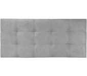 Cabecero de Cama Tapizado Acolchado de Dormitorio con capitoné Modelo Tablet en Polipiel Blanco y Medida 106 x 70 cm para Camas de 90 ó 105 cm