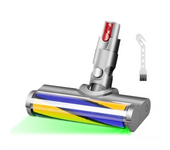 Motorhead Vacuum Attachments with Dust Detection Light for Dyson V10 Slim V12 Cordless Cleaner Hardwood Floor Brush Head