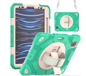 Funda a prueba de golpes para iPad Pro 11, 2022, 2021, 2020, 2018, iPad Air 4, 4. ª, 5. ª, 10,9 pulgadas, con asa y correa para