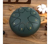 Rain Drum for Outside Garden, Drum Rain Chime Waterproof 6 Inches 8 Note Rain Drum Outdoor, for Music Education, Entertainment,