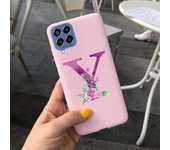 For Samsung Galaxy M33 Case CuteLetters A To Z Soft TPU Silicone Phone Case Back Cover For Samsung M33 M 33 5G SM-M336B Fundas
