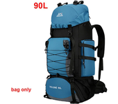 90L Bolsa de viaje para hombre, camping, senderismo, escalada, gran capacidad, bolsa de deportes al aire libre.