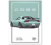 GTR RS Car Generation Supercar Posters Fast and Furious Sport Cars Racer Canvas Painting Motorsport Room Wall Art Decor Picture