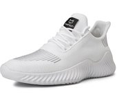 Zapatos para caminar para hombre, zapatillas transpirables a la moda, con cordones, suaves, para deportes al aire libre, informales