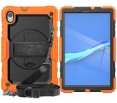 For Lenovo Tab M10 HD 2nd Gen 10.1 inch 2020 with Screen Protector & Shoulder Strap Hand Strap Stand Case