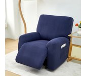 Cubierta de tumbona, cubierta de sofá impresa elástica, cubierta de silla perezosa de 4 piezas, Funda de tumbona