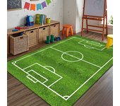 Alfombra de juego de campo de fútbol de interior Sala de estar Alfombra de mesa de café Alfombra de noche de dormitorio Alfombra