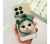 For Honor X8b Honor X7b Case LLY-LX1 CLK-LX1 Soft TPU Slim TPU Jelly Women Fashion Cute Animals Bumper Fundas HonorX7B HonorX8b