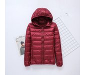 Lightweight Women Down Jackets Quilted Jacket Down Coats Solid Color Transition Jacket