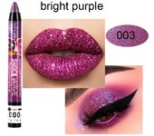 36 Colour Eyeshadow Pencil Stick Lip Pencil 2 en 1 no se emborrona fácilmente