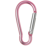 5/10/50/ 100 Uds mosquetón llavero Clip para acampar al aire libre llavero de aluminio gancho a presión botella de agua hebilla Kit para escalada senderismo