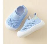 Primavera Popular nuevos zapatos de bebé de malla de punto transpirable niño niñas niños 0-3T verano Slip-On Casual zapatillas niño antideslizante Prewalker