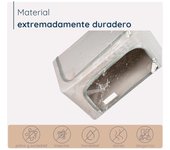 Cajas de Almacenaje de Ropa para Armario con Cremallera, Marco de Metal - [2024 MATERIAL MEJORADO] Almacenaje de Ropa Estable - Bolsa para Guardar Ropa, Mantas - Cajas Apilables - 2x24L
