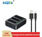 HQIX for DJI Osmo Action 4 Action 3 Osmo action camera Charger Battery