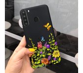 For Samsung Galaxy A21s A21 Case 6.5 inch Milk Cow Ins Style Soft Silicoen Back Cover Samsung A21s SM-A217F A 21s Coque Fundas