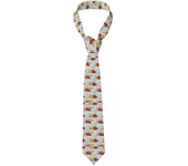 Corbata personalizada Lightning McQueen Collage para hombre, corbata de dibujos animados, corbata de moda para negocios