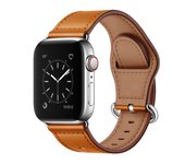 Strap For Apple Watch 45MM 41MM 49MM 44MM 40MM 38MM 42MM Business Real Leather Woman Bracelet iWatch serie Ultra 8 se 7 6 5 SE2