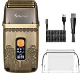 Hatteker triple head shaving machine for men powerful foil electric shaver hair durable beard electric razor barber tool