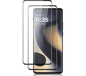 Curved Screen Protector [2 Pieces] for Moto Edge (2024) Tempered Curved Surface Edge Glue HD Glass Screen Protector