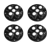 4Pcs 360°Rotatable Furniture Casters Self Adhesive 5-Ball Storage Box Roller Mute Heavy Duty Universal Pulley