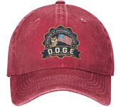 Fashion Doge Washed Cap Star Badge Street Style Sun Trucker Hat Summer Couple Women Tennis Skate Baseball Caps
