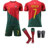 2022 World Cup Jersey Portugal Home 7 Jersey Ronaldo's Football Uniform Set Printing Factory Large Quantities Of Goods