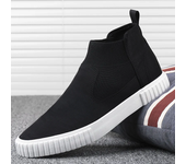 Nuevos zapatos altos para Hombre, zapatos planos sin cordones, zapatos informales, zapatos de lona para Hombre, alpargatas, Zapatillas deportivas para Hombre