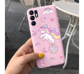 For OPPO Reno 6 Case Cover For OPPO Reno 6 5G Fundas Cute Dinosaur Cartoon Phone Cases For OPPO Reno6 4G 5G CPH2235 Soft Housing
