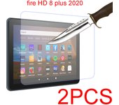 2PCS tempered glass protector for Kindle fire HD 8 plus kids edition 8'' tablet screen protective film