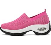 Fashion Women Slip on Breathable Platform Walking Shoes
