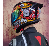 Casco de Motociclismo de Carreras para Hombre, Accesorios de Protección, Cara Completa, Alta Calidad, Nuevo DOT, 316