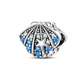 Fit Original 3mm Bracelet S925 Sterling Silver Ocean Starfish Shell Charms DIY Beads For Women Birthday Fine Jewelry Gift