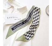 88x 7cm Wrap Poly Silk Slip Twill Y Narrow Edge perfume Small Long Scarf Design