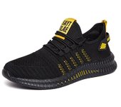 Zapatillas de deporte a la moda para hombre, zapatos informales de malla con cordones, zapatillas ligeras transpirables para caminar, zapatos para hombre de talla grande, zapatos Tenis de verano