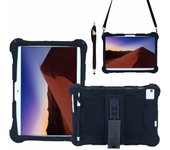 Funda 10.1"Universal Case Silicone 10 10.1 inch Android Tablet PC Soft Shockproof Stand Cover Cases 248x168MM/9.76x6.61inch