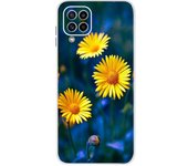 For Samsung Galaxy M32 Case Cover Soft Silicone TPU Back Cover For Samsung M32 M 32 SM-M325F Flower Clear Funda Phone Case