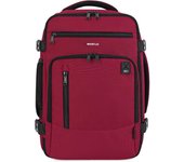 Viaje Cabina Avion 40x20x25 Maletas de Viaje Bolsa de Viaje Bolso del Ordenador Portátil Maleta de Mano Under Seat Eco PET Mochila para Equipaje de Mano 20L,Patentado(Rojo)