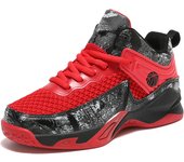 Kids Shoes Trendy Boys High Top Basketball Shoes Non-slip Sport Shoes Kids Sport Tennis Shoes Soft Bottom Running Shoes
