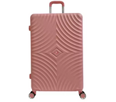 Maleta de viaje barata Grande Rosa de 76 x 48 x 29 cm. muy ligera 4 kg.  4 ruedas giratorias 360º.  Cerradura de combinación.  Excelente relación calidad-precio.  (Color Rosa)