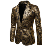 2025 Men's Flower Pioneer, Busine and Leisure , ng Dre, Golden Jaet, Coat, Jaet