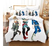 My Hero Academia Bedding Set Japan Anime Comfortable Quilt Cover Single Double Queen Twin Full Size Duvet Cover Teens Bed Linen
