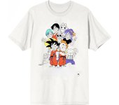 GokuClassic Group Image Crew Neck Short Sleeve White Men's T-Shirt