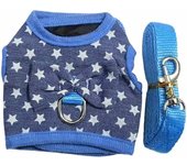 Bunny Harness and Leash Rabbit Vest for Guinea Pig Ferret Chinchilla Hamster Squirrel Lovely Costume for Bunny Yorkie Chihuahua