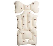 Colchoneta Silla Paseo, Cojín Carro Bebe, Almohadillas de algodón para cochecito, alfombrilla de asiento de coche, encantadores