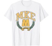 Wisconsin Milwaukee Panthers Victory Vintage Logo Soft White Cotton Slim Fit Round Neck Fashion Top T-shirt