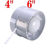 4/5/6 inch 220V Silent Ventilation Air Vents Ventilator Extractor Exhausted Extractor Fan Ventilator Bathroom Kitchen Washroom