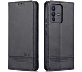 for vivo S12/V23 5G PU Leather Wallet Case Stand Magnetic Auto-absorbed TPU Shockproof Interior Protective Cover